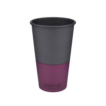 Стакан бумажный однослойный 500 мл, Graphite cup, d=90 мм КФ-03500 фото