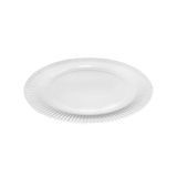 Тарелка белая бумажная ламинированная, d=18 см КФ-03123 фото