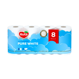 Туалетний папір "Ruta Pure White" 3 шари, 8 рулонів ФЖ-04439 фото