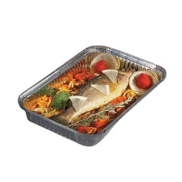 Контейнер з харчової алюмінієвої фольги R64L (SP 64L), 960 мл, 218*155*39 мм КФ-03347 фото