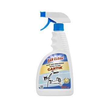Засіб для видалення вапна та іржі San Clean Сантік, з розпилювачем, 500мл ЧЦ-01702 фото